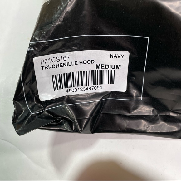 Palace Skateboards Men Medium Size Chenille TriFerg Navy Color Hoodie Sweatshirt - Picture 8 of 8